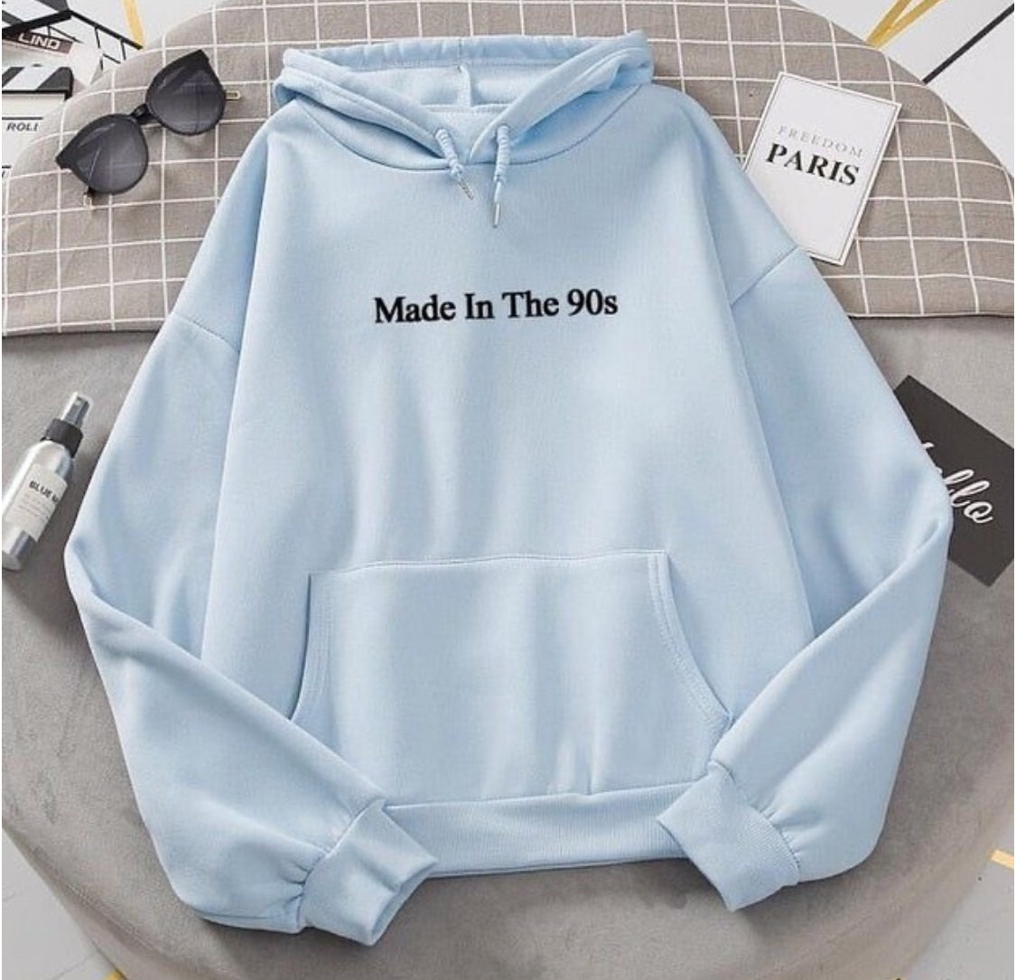Hoodie made in the 90s